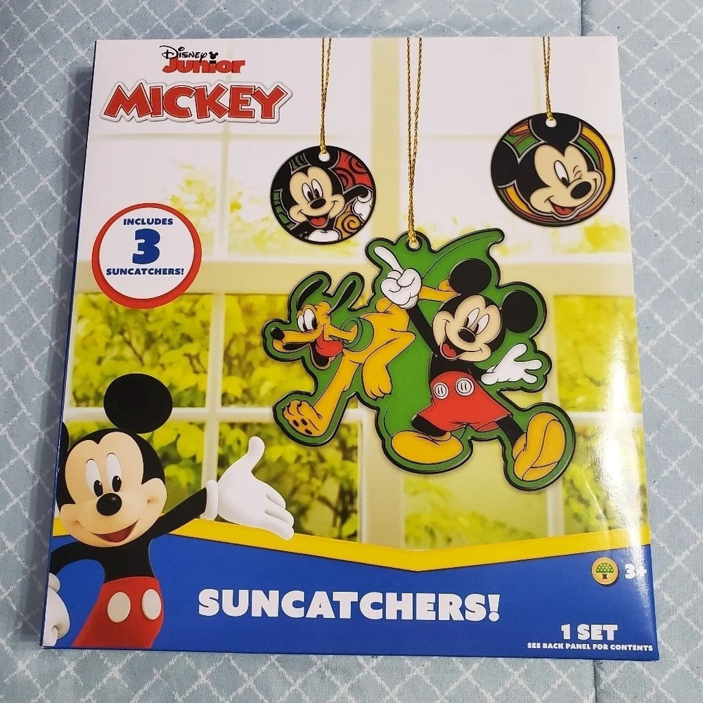 Disney Junior Mickey Mouse Suncatchers DIY Kids Summer Fun